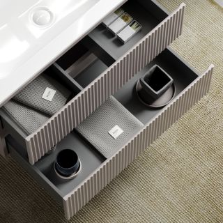 Подвесная тумба под раковину Sancos Snob R SNR100SM 100см Doha Soft